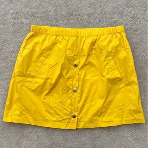 🪴 NWT Forever 21 Yellow Snap Button Skirt